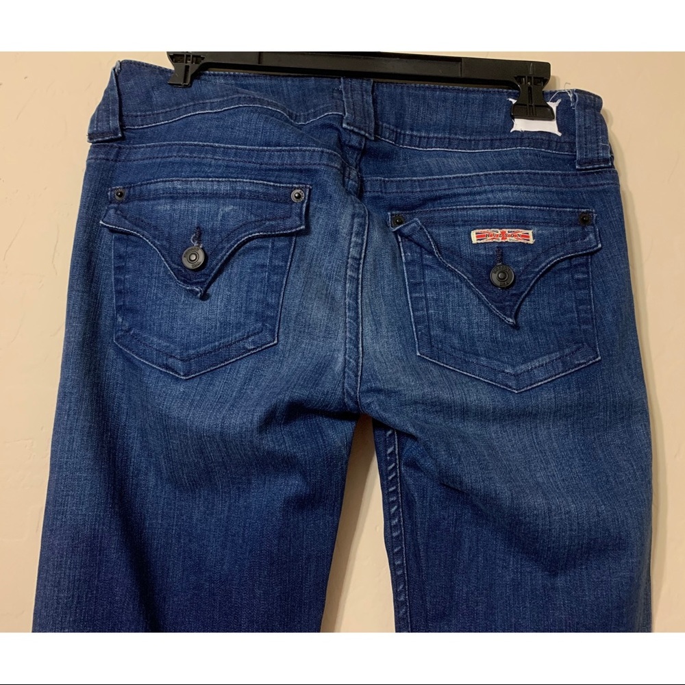 Hudson Mid-Rise Signature Bootcut Jeans Size 28 - Picture 4 of 9